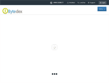 Tablet Screenshot of bytedex.com